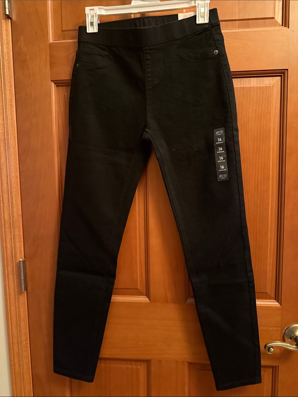 Justice Girls Black Skinny Jeans